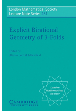 Explicit Birational Geometry of 3-Folds