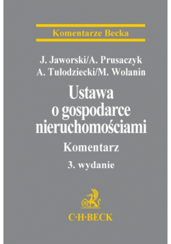 Ustawa o gospodarce nieruchomościami Komentar