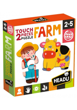 Puzzle sensoryczne Farma HEADU