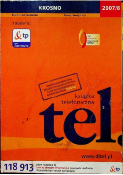 Książka telefoniczna Wrocław 2007 / 2008
