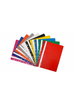 Skoroszyt twardy zawieszany PVC mix (10szt)