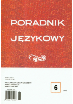 Poradnik językowy 6/2008