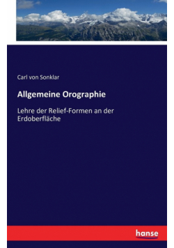 Allgemeine Orographie