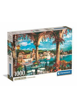 Puzzle 1000 Compact  Balcony View of Lake Como 39930