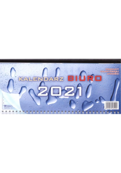 Kalendarz 2021 Biurkowy leżący z podkładką ANIEW