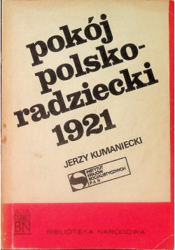 Pokój polski - radzieckiej 1921