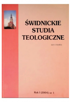 Świdnickie studia teologiczne Nr 5 / 08