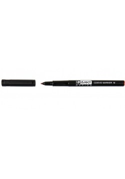 Marker CD 1,0 M czerwony (12szt) D.RECT