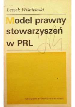Model prawny stowarzyszeń w PRL