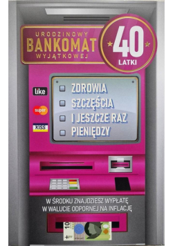 Karnet Urodziny 40 damskie