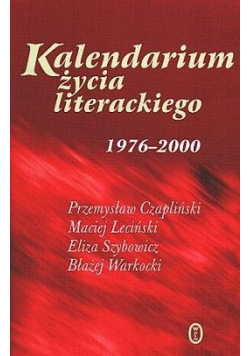 Kalendarium życia literackiego 1976 - 2000