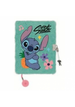 Pamiętnik z kłódką A5/96K włochacz Stitch