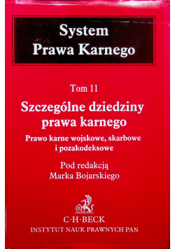 Szczególne dziedziny prawa karnego