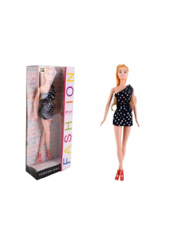 Lalka Beryl Fashion czarna sukienka z cekinami