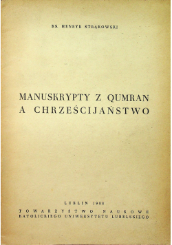 Manuskrypty z Qumran a Chrześcijaństwo