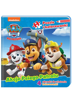 Psi Patrol Puzzle i kolorowanki Akcje Psiego Patrolu