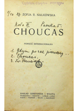 Choucas 1927 r