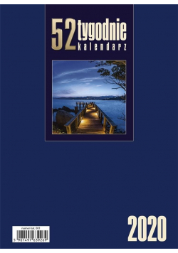 Kalendarz 2020 Biurkowy - 52T granatowy CRUX