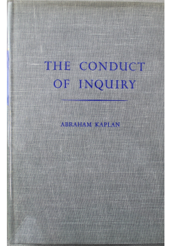 The conduct of inquiry