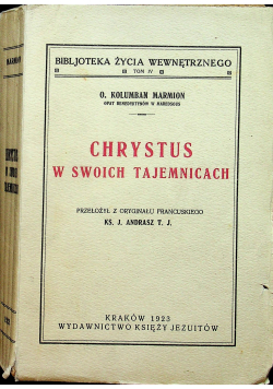Chrystus w swoich Tajemnicach 1923r