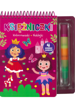 Księżniczki Kolorowanki naklejki