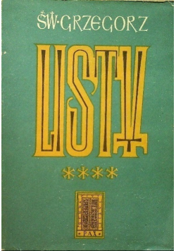 Wielki Listy Tom 1
