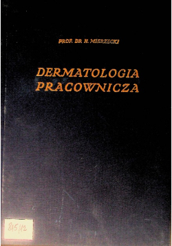 Dermatologia Pracownicza