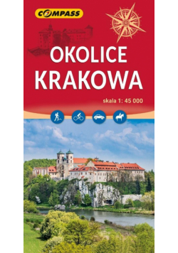 Mapa - Okolice Krakowa 1:45 000
