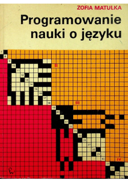 Programowanie nauki o języku