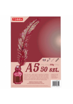 Papier Brystol 250g A5 50 ark.