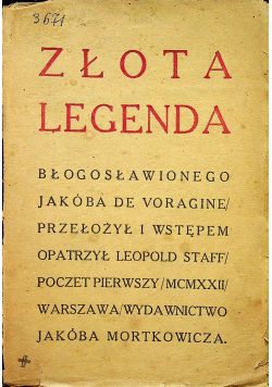 Złota legenda 1922 r.
