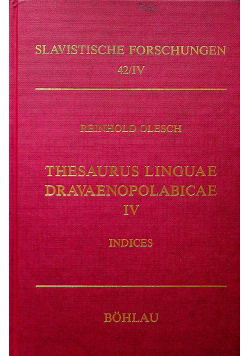 Thesaurus linguage dravaenpoloabicae