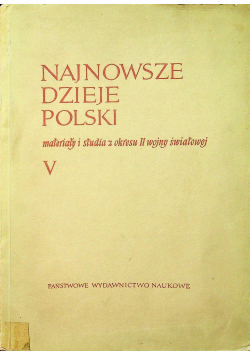 Najnowsze Dzieje Polski VI