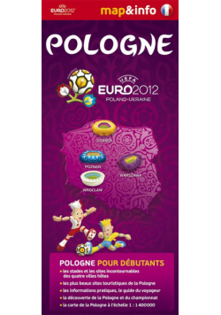 Pologne Polska Euro 2012 mapa i miniprzewodnik