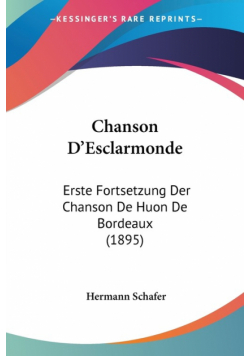 Chanson D'Esclarmonde