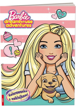 Kolorowanka z naklejkami - Barbie