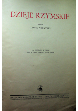 Dzieje rzymskie 1934 r
