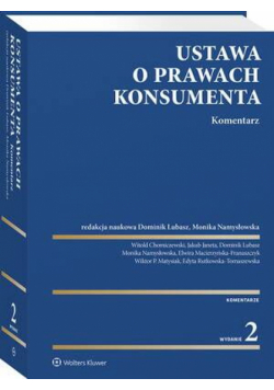 Ustawa o prawach konsumenta. Komentarz