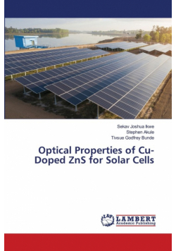 Optical Properties of Cu-Doped ZnS for Solar Cells