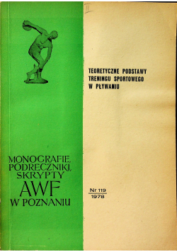Teoretyczne podstawy treningu sportowego w pływaniu