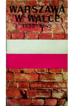 Warszawa w walce 1939 1945 Plan miasta