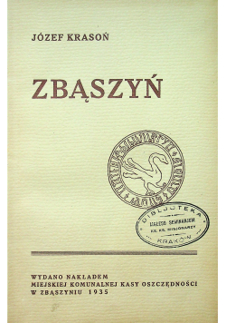 Zbąszyn do przełomu wieku XVI i XVII 1935 r.