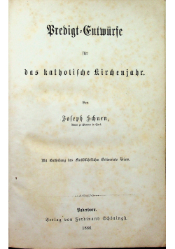 Das Katcholische Kirchenjahr 1866 r.