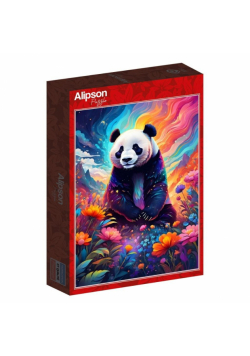 Puzzle 1000 Kolorowa Panda