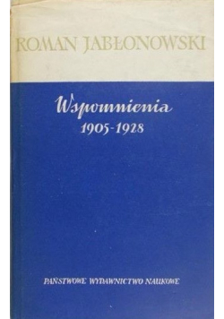 Wspomnienia 1905 1928