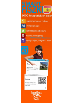 SmartFiszki 1000 hiszpańskich słów A1 poziom podstawowy