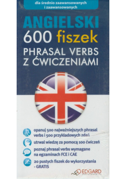 Angielski 600 fiszek Phrasal verbs z ćwiczeniami