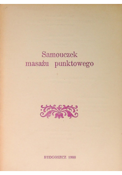Samouczek masażu punktowego