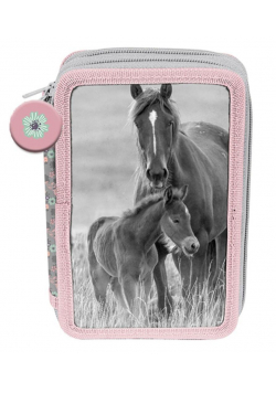 Piórnik b.w. Horses PP20KO-P022BW PASO