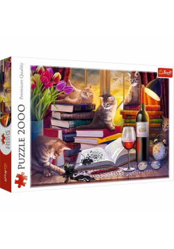 Puzzle 2000 Koci wieczór 27126